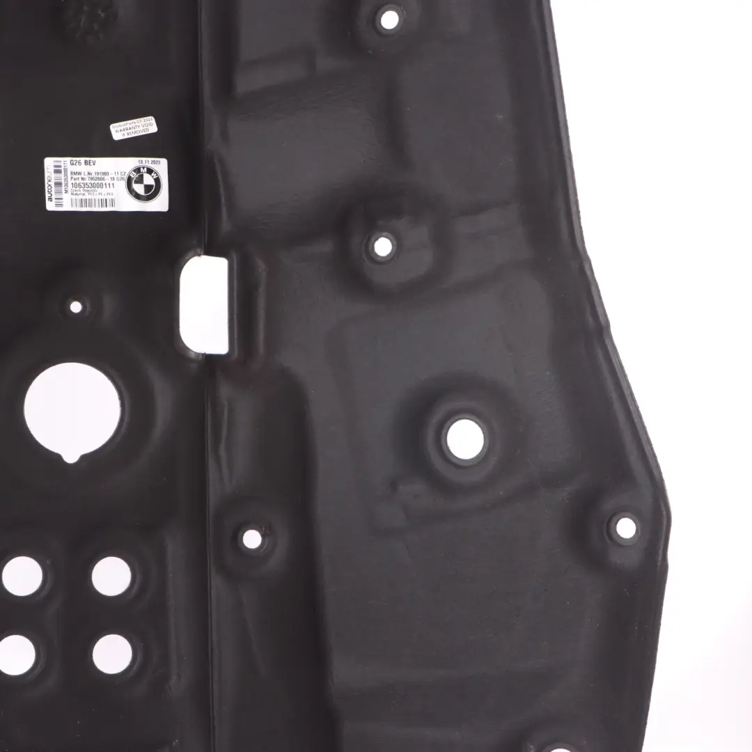  Sound Insulation BMW i4 G26 Tunnel Shield Covering - SKU 7952606 - Part number 7952606