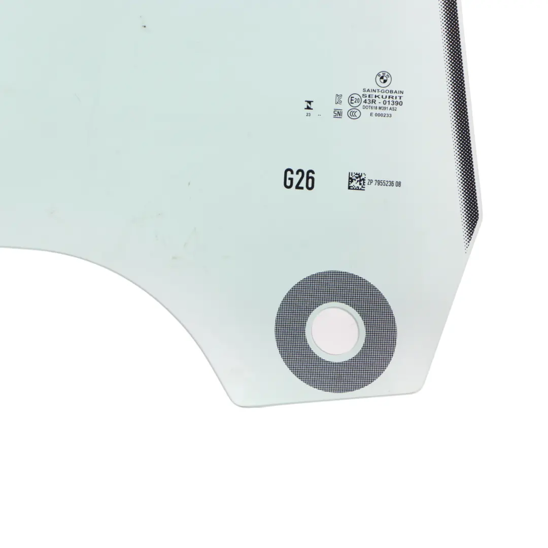 Side Window Door Front Right O/S Window Glass AS2 to BMW G26 with Part number 7955236 BMW G26 Side Window Door Front Right O/S Window Glass AS2 - SKU 7955236 - Part number 7955236