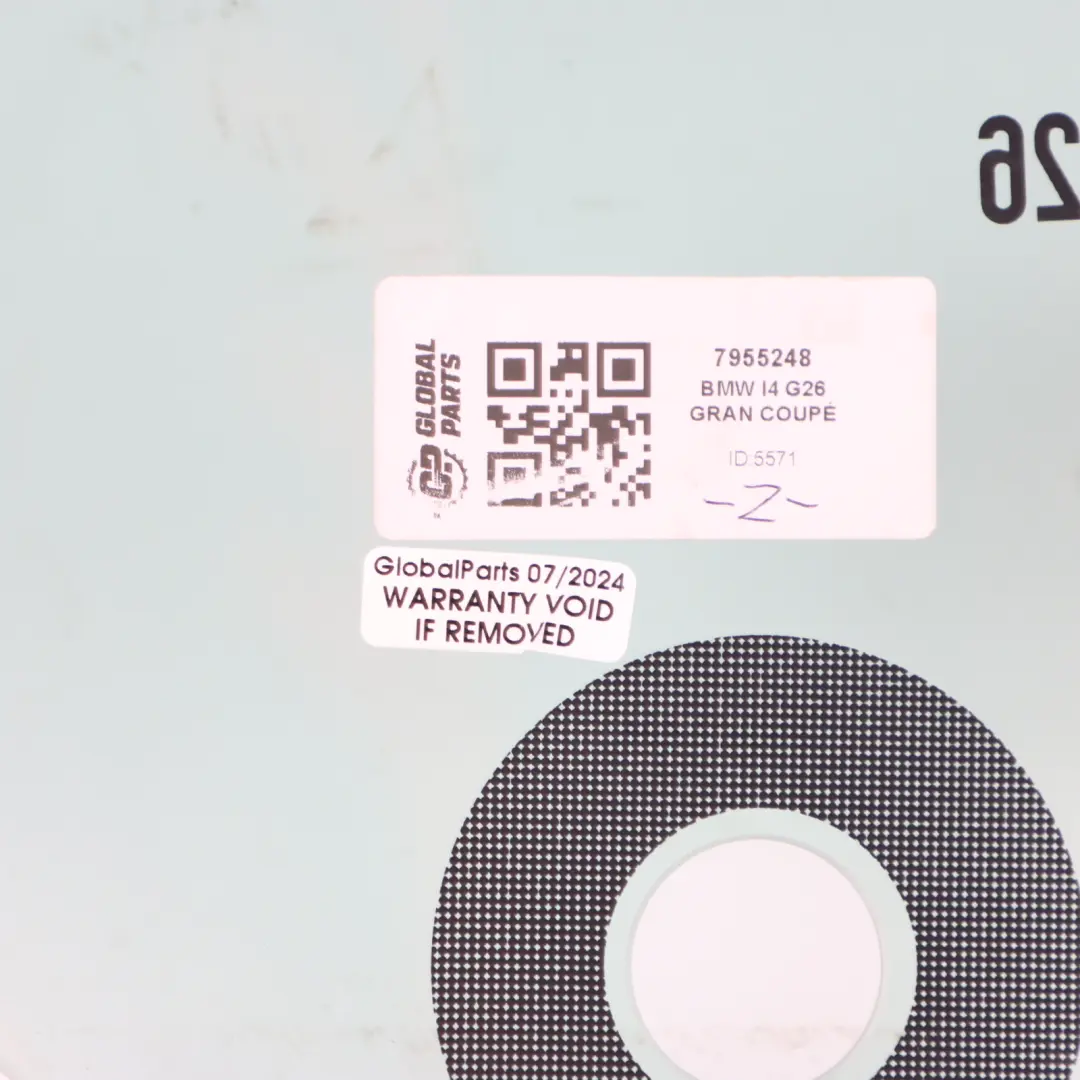 Side Window Door Front Right O/S Window Glass AS2 7955235 to BMW G26 with Part number 7955248 BMW G26 Side Window Door Front Right O/S Window Glass AS2 7955235 - SKU 7955248 - Part number 7955248