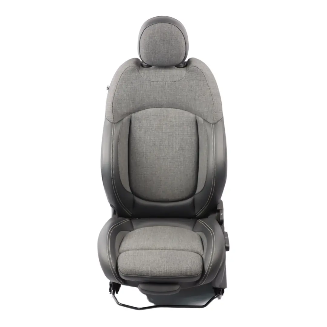 Mini F56 Front Seat Heated Sport Cloth / Leather Left N/S Pearl Black Carbon - SKU 7955981-4 - Part number 7955981