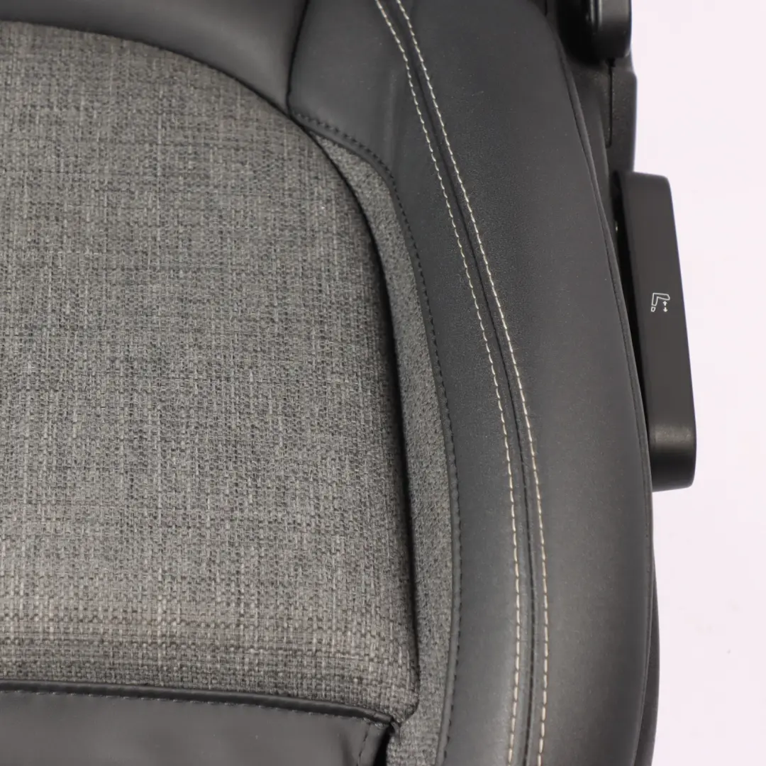 Mini F56 Front Seat Heated Sport Cloth / Leather Left N/S Pearl Black Carbon - SKU 7955981-4 - Part number 7955981