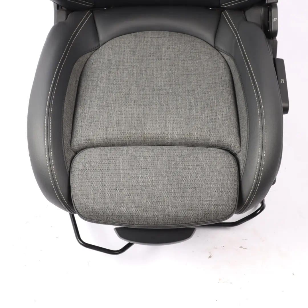Mini F56 Front Seat Heated Sport Cloth / Leather Left N/S Pearl Black Carbon - SKU 7955981-4 - Part number 7955981