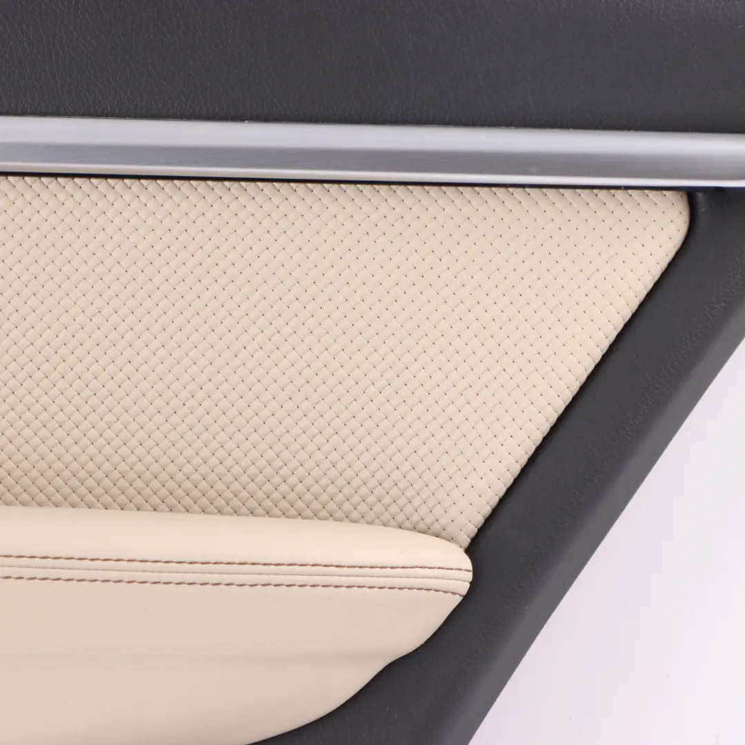 Right O/S Door Card Lining Panel Individual Leather Beige to BMW F30 F31 Rear with Part number 7985128 BMW F30 F31 Rear Right O/S Door Card Lining Panel Individual Leather Beige - SKU 7985128 - Part number 7985128