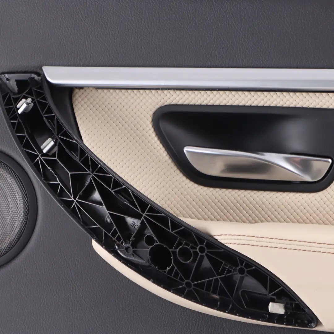 BMW F30 F31 Rear Right O/S Door Card Lining Panel Individual Leather Beige - SKU 7985128 - Part number 7985128