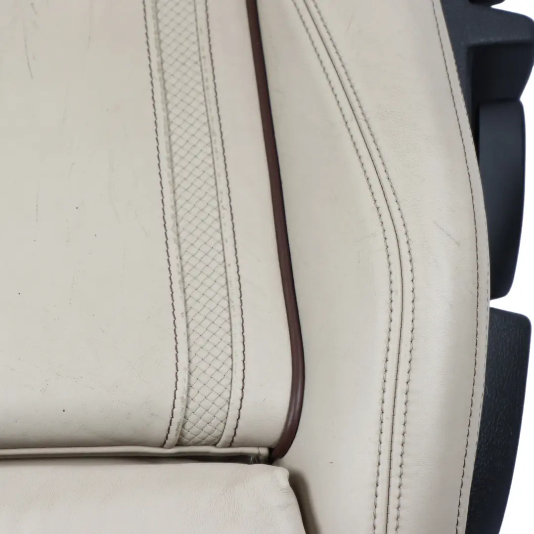 Front Left Seat N/S M Sport Individual Leather Beige Heated to BMW F30 F31 LCI with Part number 7985177 BMW F30 F31 LCI Front Left Seat N/S M Sport Individual Leather Beige Heated - SKU 7985177-2 - Part number 7985177