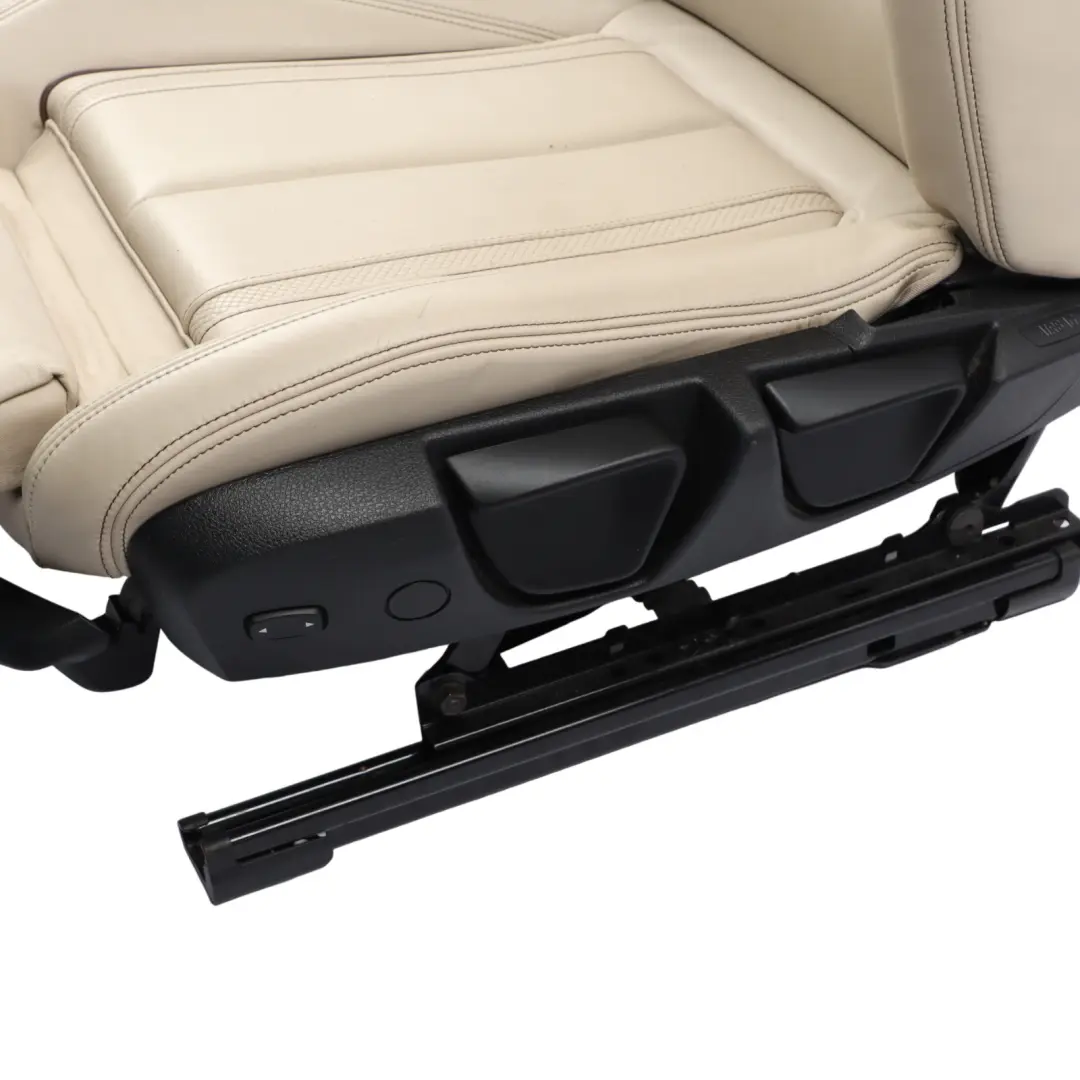 Front Left Seat N/S M Sport Individual Leather Beige Heated to BMW F30 F31 LCI with Part number 7985177 BMW F30 F31 LCI Front Left Seat N/S M Sport Individual Leather Beige Heated - SKU 7985177-2 - Part number 7985177