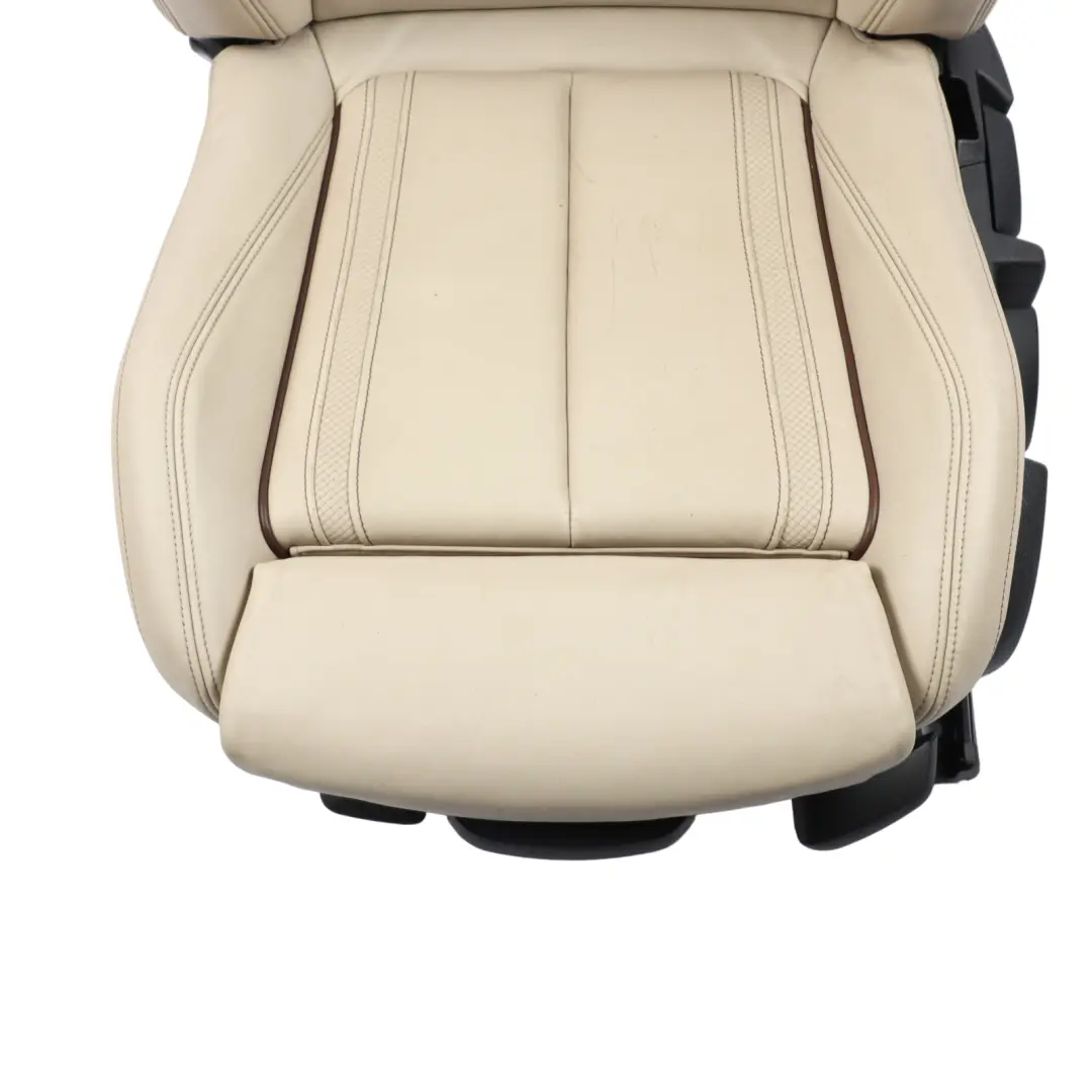 Front Left Seat N/S M Sport Individual Leather Beige Heated to BMW F30 F31 LCI with Part number 7985177 BMW F30 F31 LCI Front Left Seat N/S M Sport Individual Leather Beige Heated - SKU 7985177-2 - Part number 7985177