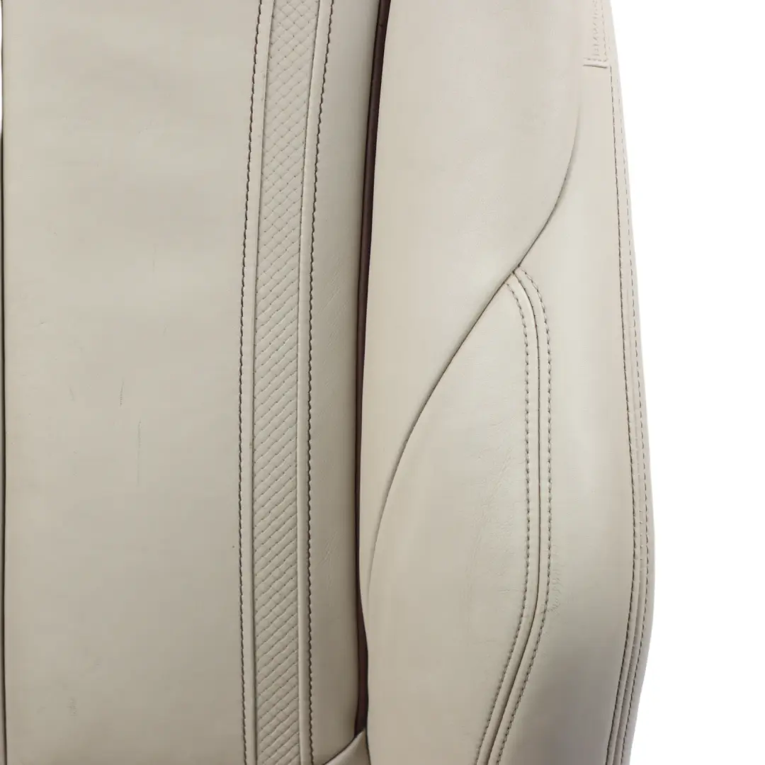 Front Left Seat N/S M Sport Individual Leather Beige Heated to BMW F30 F31 LCI with Part number 7985177 BMW F30 F31 LCI Front Left Seat N/S M Sport Individual Leather Beige Heated - SKU 7985177-2 - Part number 7985177