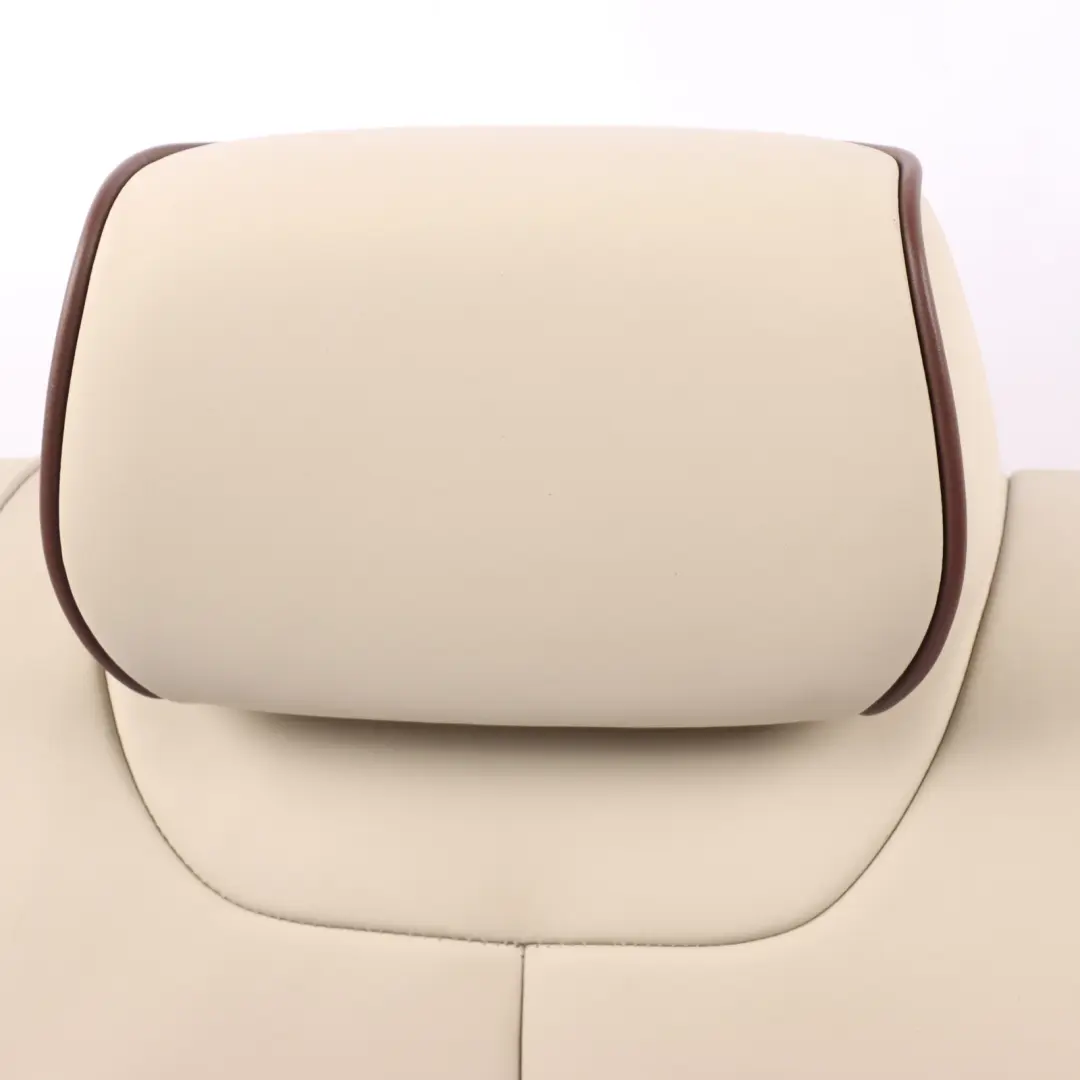 Backrest Rear Right O/S Heated Individual Leather Beige Brown Accents to BMW F30 with Part number 7985186 BMW F30 Backrest Rear Right O/S Heated Individual Leather Beige Brown Accents - SKU 7985186 - Part number 7985186