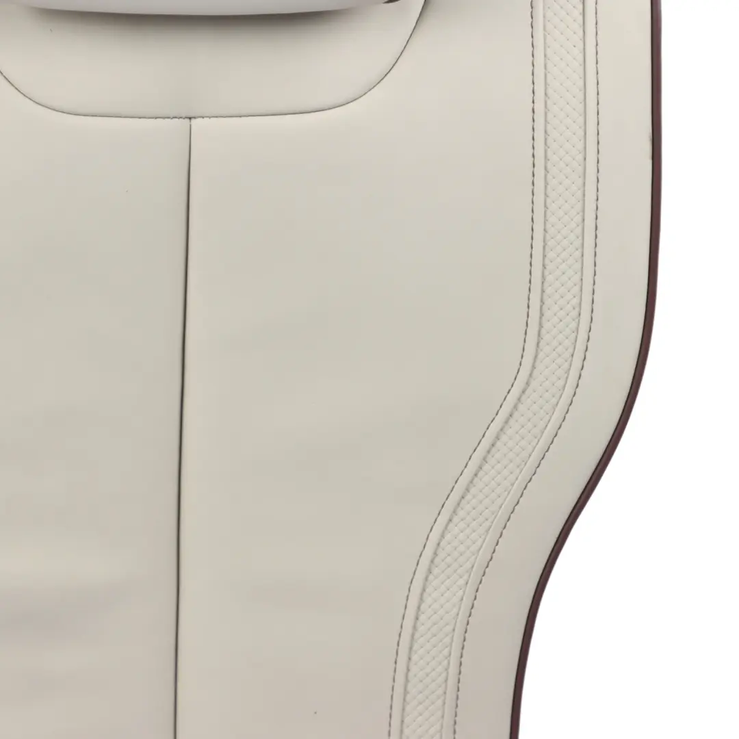 Backrest Cover Rear Left N/S Individual Leather Beige Heated to BMW F30 Seat with Part number 7985187 BMW F30 Seat Backrest Cover Rear Left N/S Individual Leather Beige Heated - SKU 7985187 - Part number 7985187