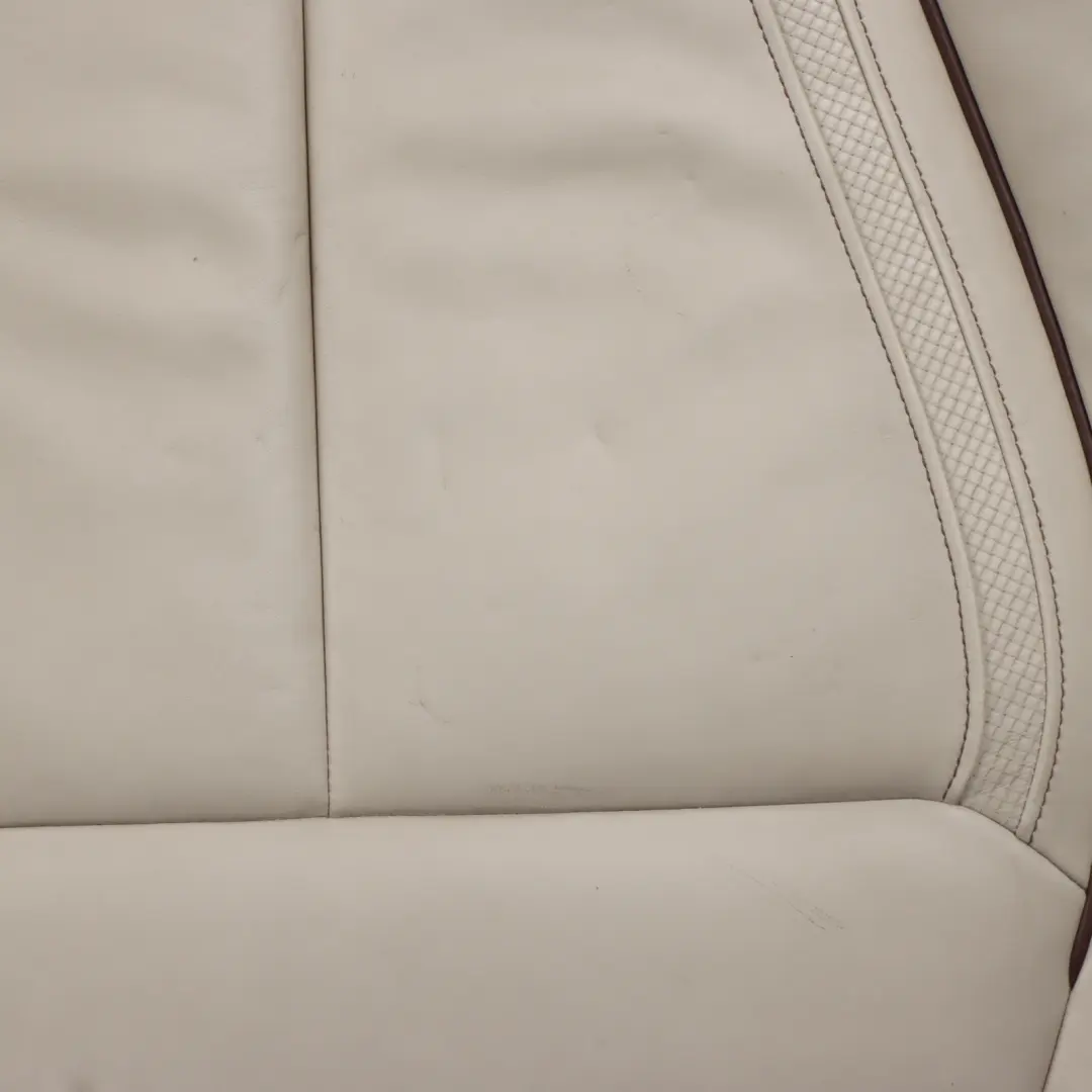 BMW F30 F31 LCI Rear Seat Bench Couch Cover Individual Leather Beige Heated ZAKS - SKU 7989721 - Part number 7989721