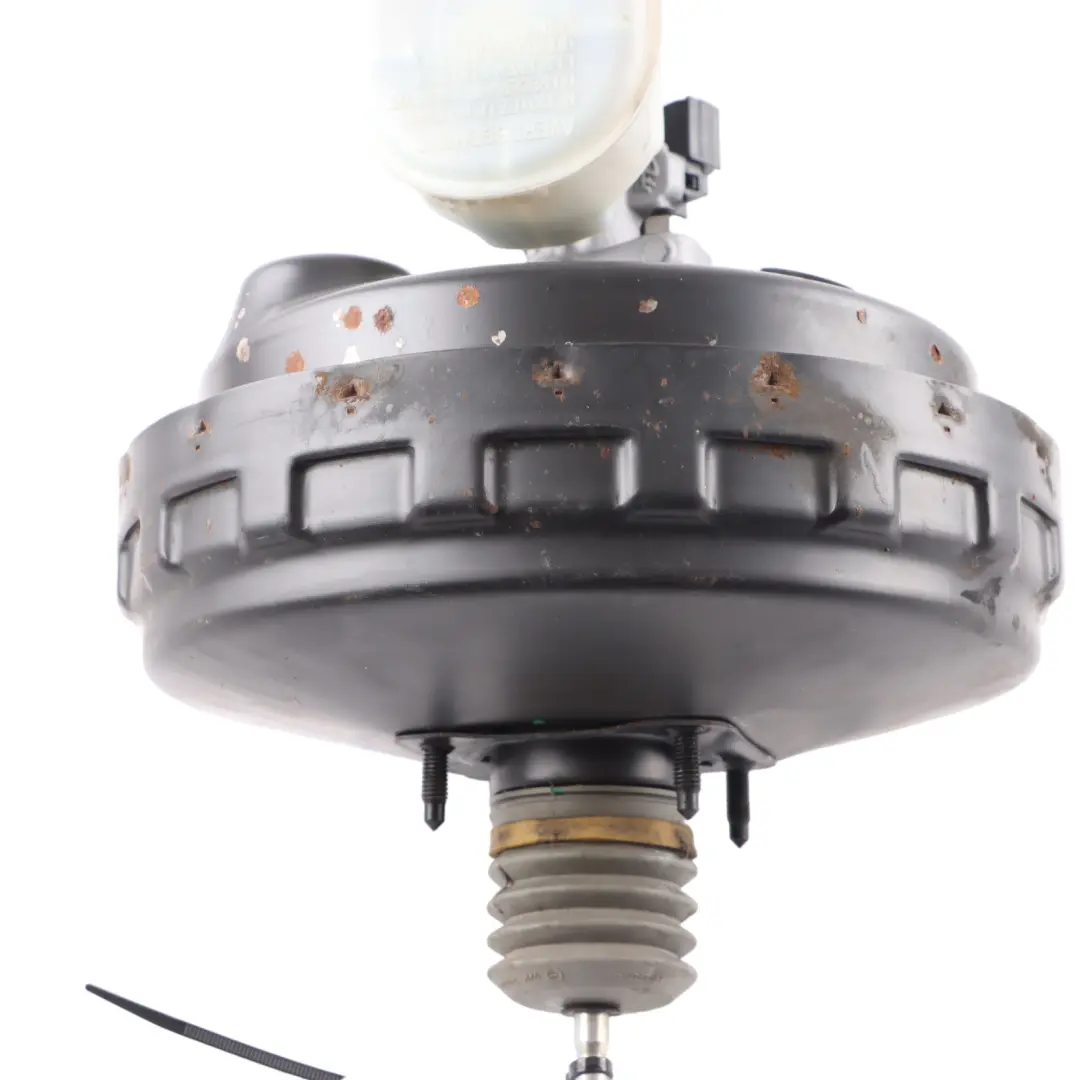 Brake Booster Servo Master Cylinder Fluid Reservoir to VW Transporter T5 with Part number 7E0612105A VW Transporter T5 Brake Booster Servo Master Cylinder Fluid Reservoir - SKU 7E0612105A - Part number 7E0612105A