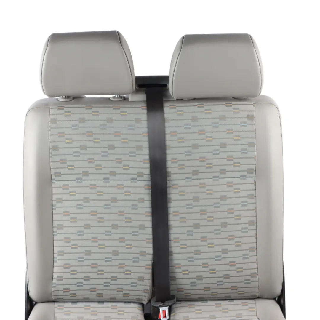 VW Volkswagen T5 Front Left N/S Double Seat Grey Interior Cloth - SKU 7E0881805BN-1 - Part number 7E0881805BN