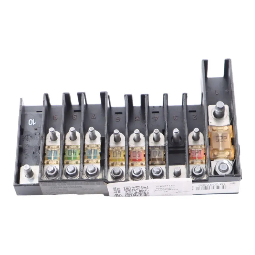 Fuse Box VW Transporter T5 2.0 TDi CAAA Power Distribution Point Box to with Part number 7E0937550 Fuse Box VW Transporter T5 2.0 TDi CAAA Power Distribution Point Box - SKU 7E0937550 - Part number 7E0937550