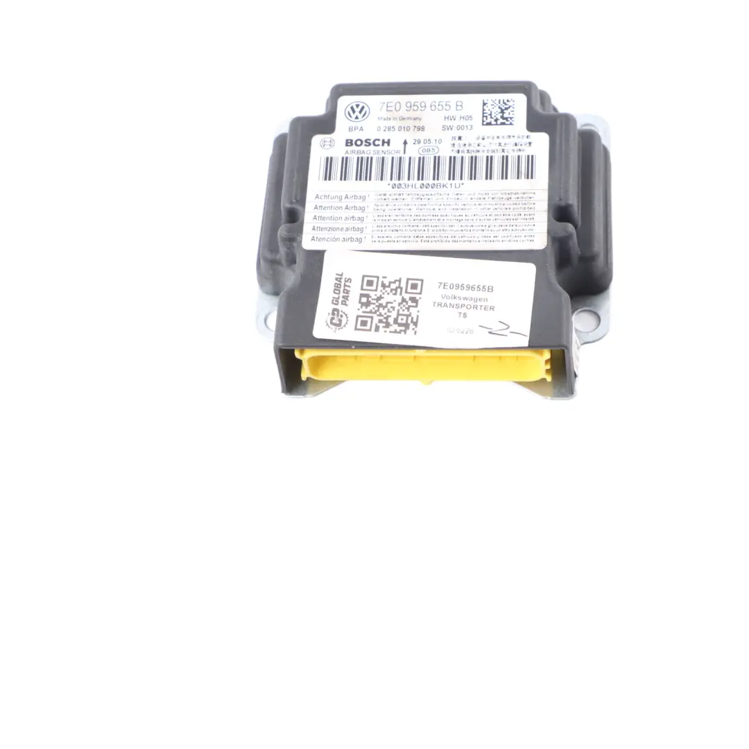 Control Unit Air Bag Module Airbag ECU Volkswagen Transporter T5 - SKU 7E0959655B - Part number 7E0959655B