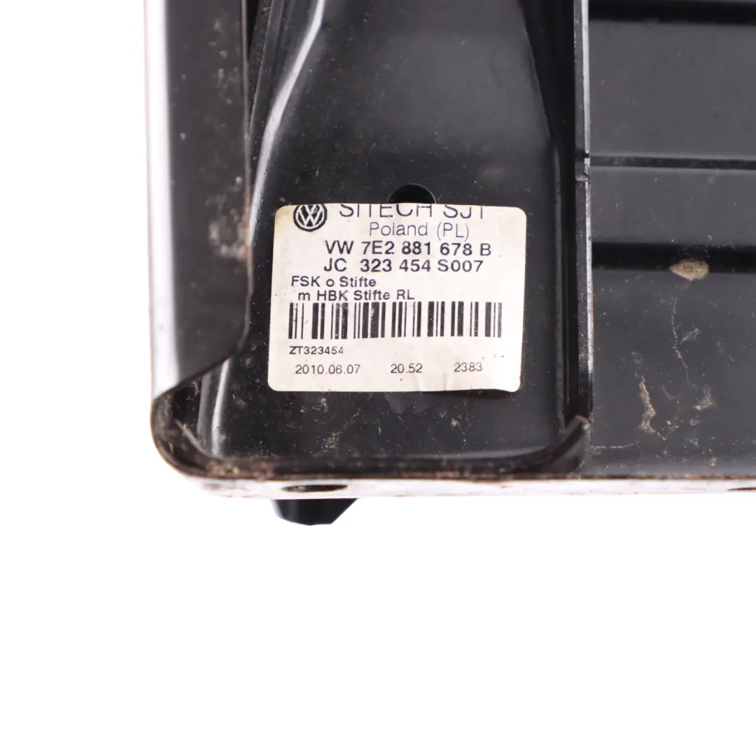 Volkswagen Transporter T5 Front Seat Base Frame Mount Bracket B - SKU 7E1881678 - Part number 7E1881678
