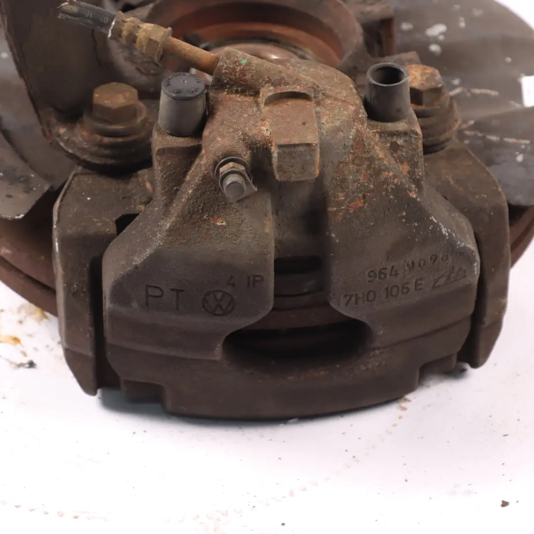 Carrier Front Right O/S Axle Hub to Volkswagen Transporter T5 Wheel with Part number 7H0407258G Volkswagen Transporter T5 Wheel Carrier Front Right O/S Axle Hub - SKU 7H0407258G - Part number 7H0407258G