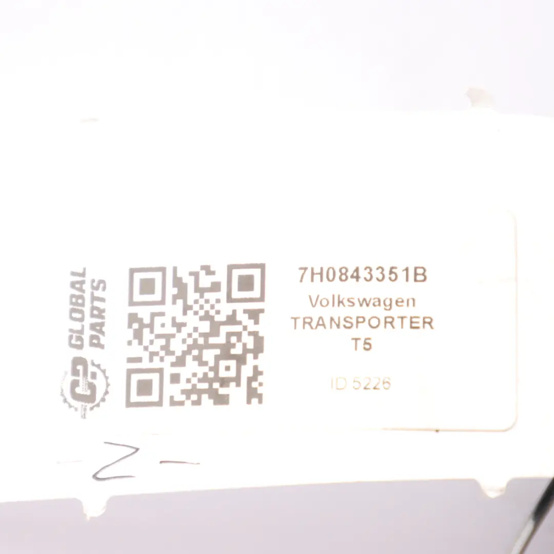 Door Handle Grab Base Carrier Bracket to Volkswagen Transporter T5 with Part number 7H0843351B Volkswagen Transporter T5 Door Handle Grab Base Carrier Bracket - SKU 7H0843351B - Part number 7H0843351B