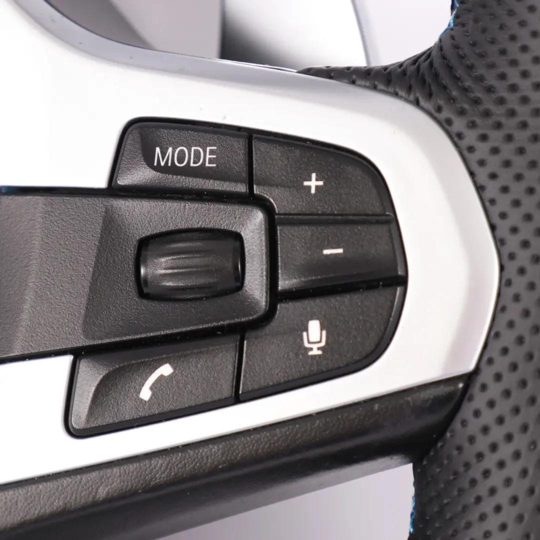 Calefactado NUEVO Cuero Negro Palanca Cambio para Volante BMW G30 G32 X5 G05 M Sport con número de pieza 8008186 Volante BMW G30 G32 X5 G05 M Sport Calefactado NUEVO Cuero Negro Palanca Cambio - SKU 8008186-1 - Número de pieza 8008186