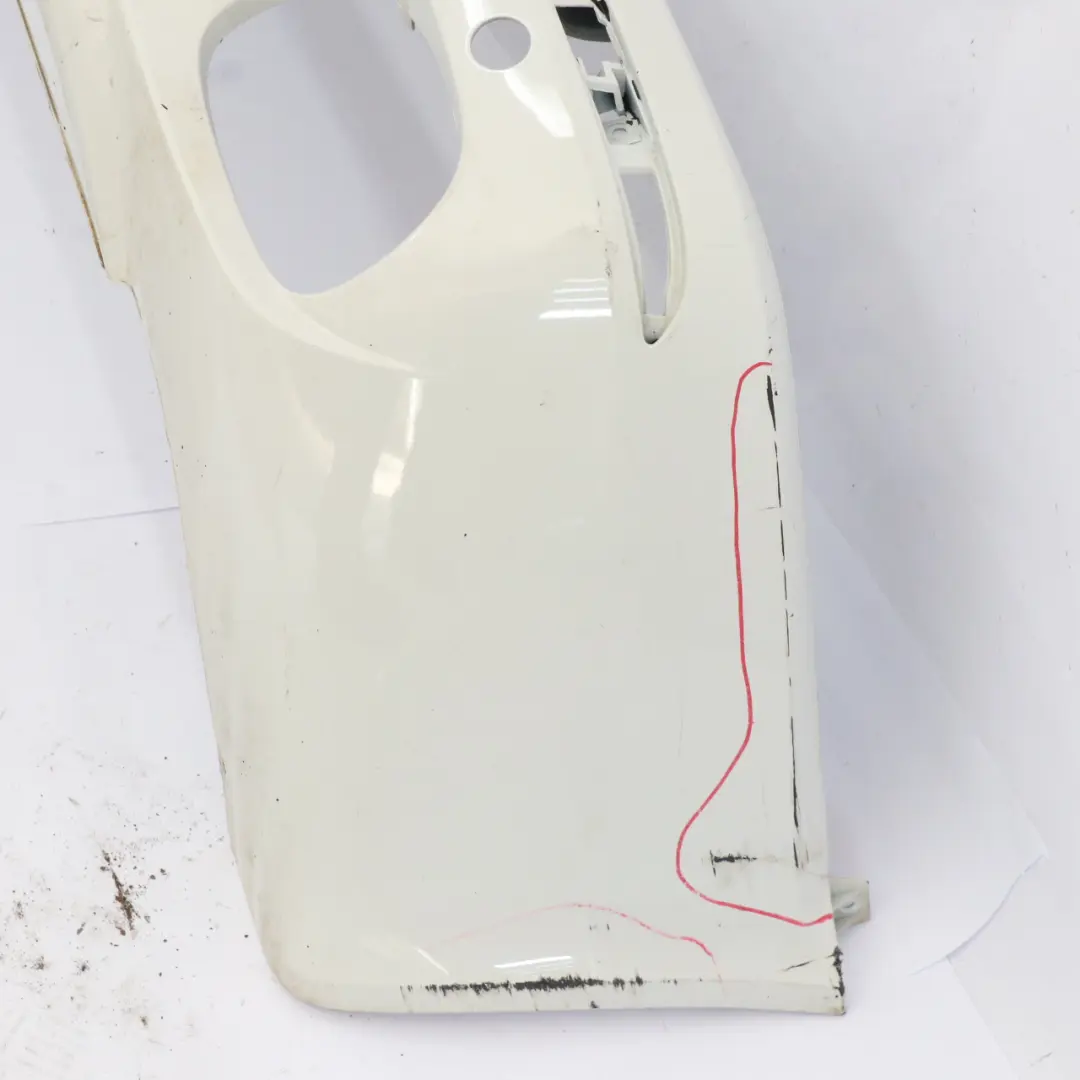 Bumper M Sport Trim Panel Alpinweiss Alpine White - 300 to BMW X5 E70 Rear with Part number 8037277 BMW X5 E70 Rear Bumper M Sport Trim Panel Alpinweiss Alpine White - 300 - SKU 8037277-AW - Part number 8037277