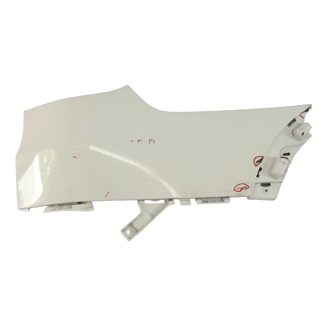 Parachoques trasero BMW X5 E70 M Sport Derecho Lateral Panel Blanco Alpino 300