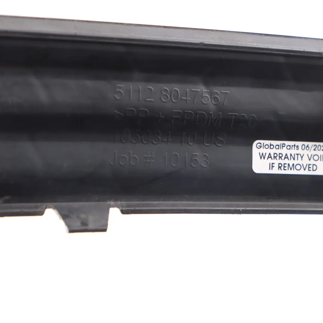 Grille Ventilation Centrale Inférieure Pare-Chocs Arrière BMW X5 E70 - SKU 8047567 - Numéro de pièce 8047567