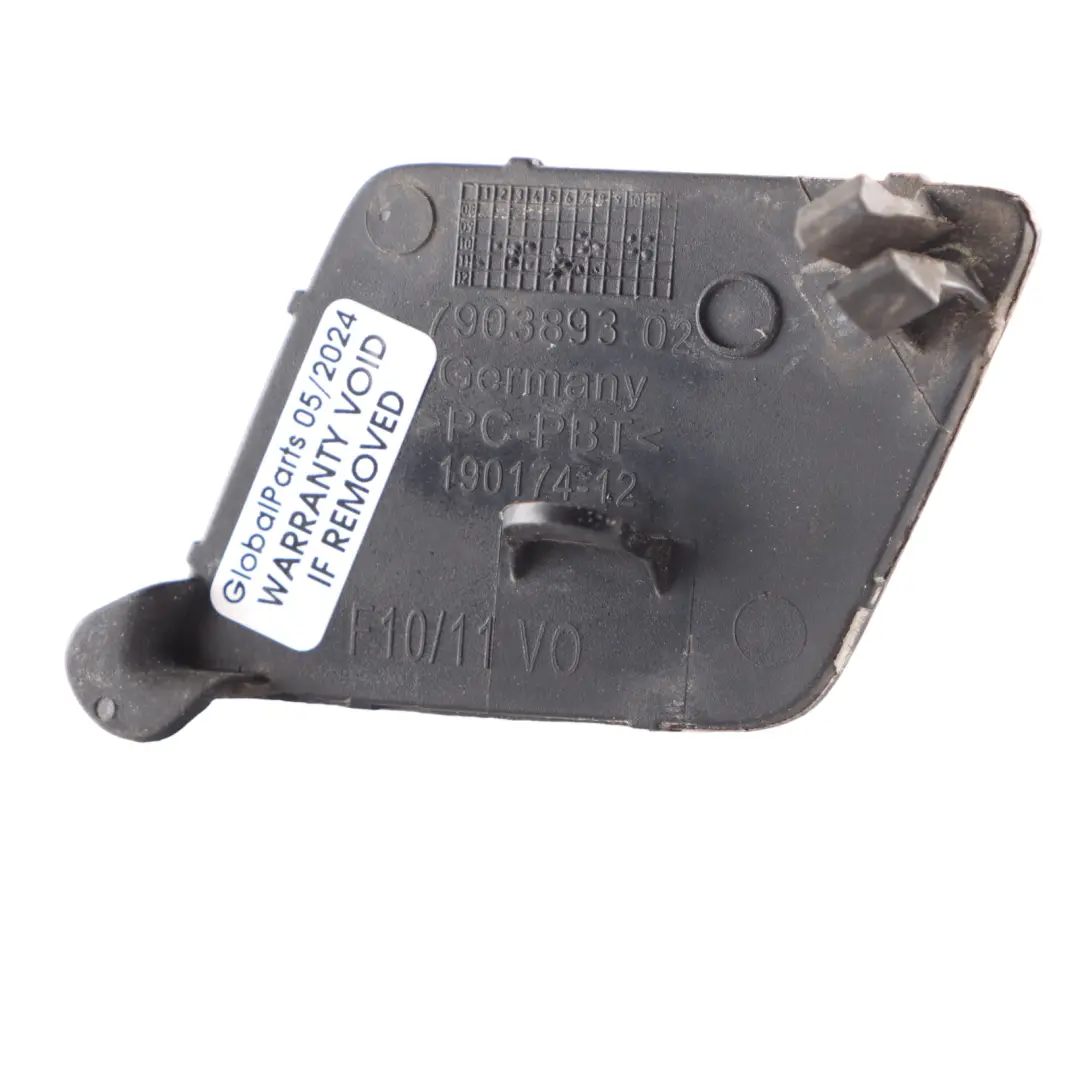  Towing Eye Hook Cover BMW F10 Front Bumper Cap Schwarz 2 Black - 668 - SKU 8048681-SCH - Part number 8048681
