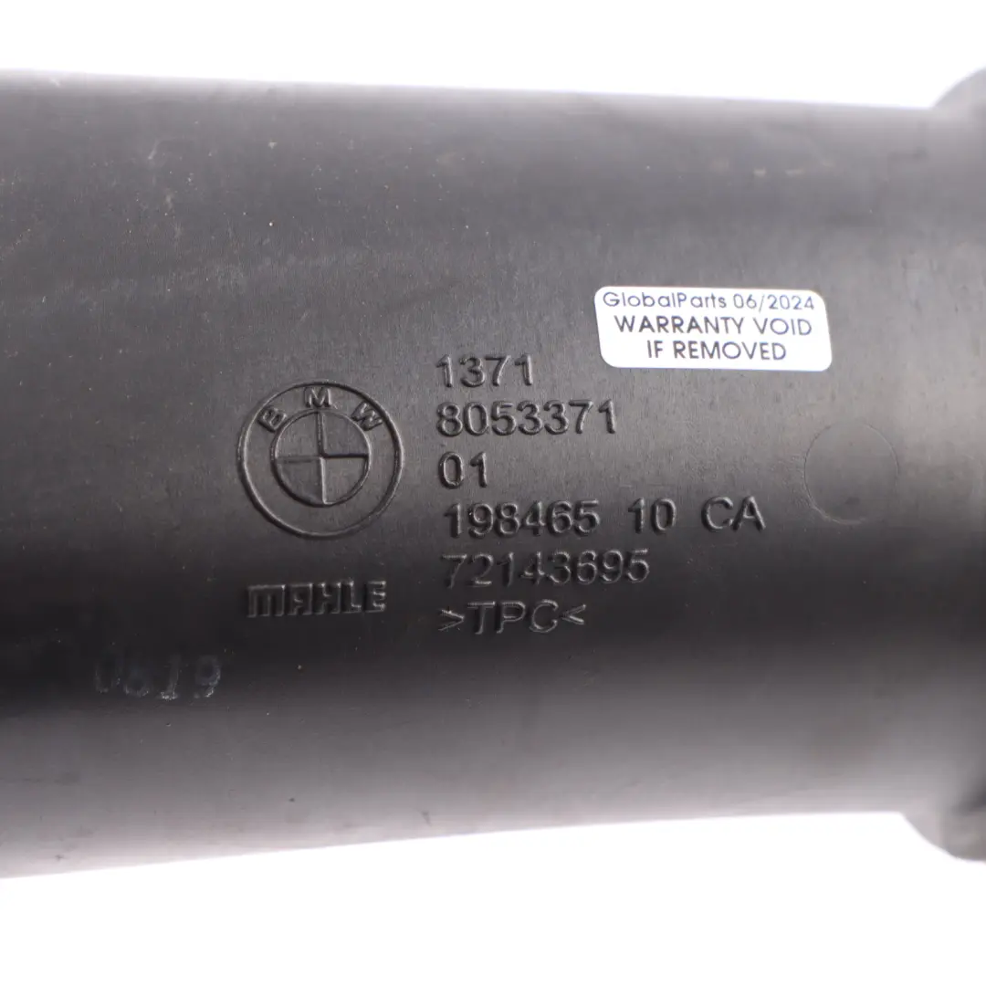 Tubo di carica dell'aria Tubo del refrigeratore per BMW X4 F98 con numero di parte 8053371 BMW X4 F98 Tubo di carica dell'aria Tubo del refrigeratore - SKU 8053371 - Numero di parte 8053371