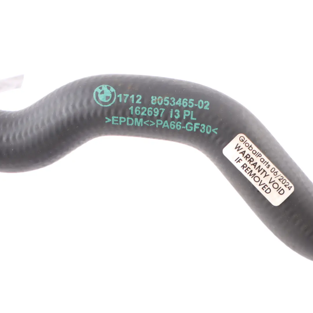 Coolant Hose BMW X3 F97 X4 F98 Cooling Pipe Water Line to with Part number 8053465 Coolant Hose BMW X3 F97 X4 F98 Cooling Pipe Water Line - SKU 8053465 - Part number 8053465