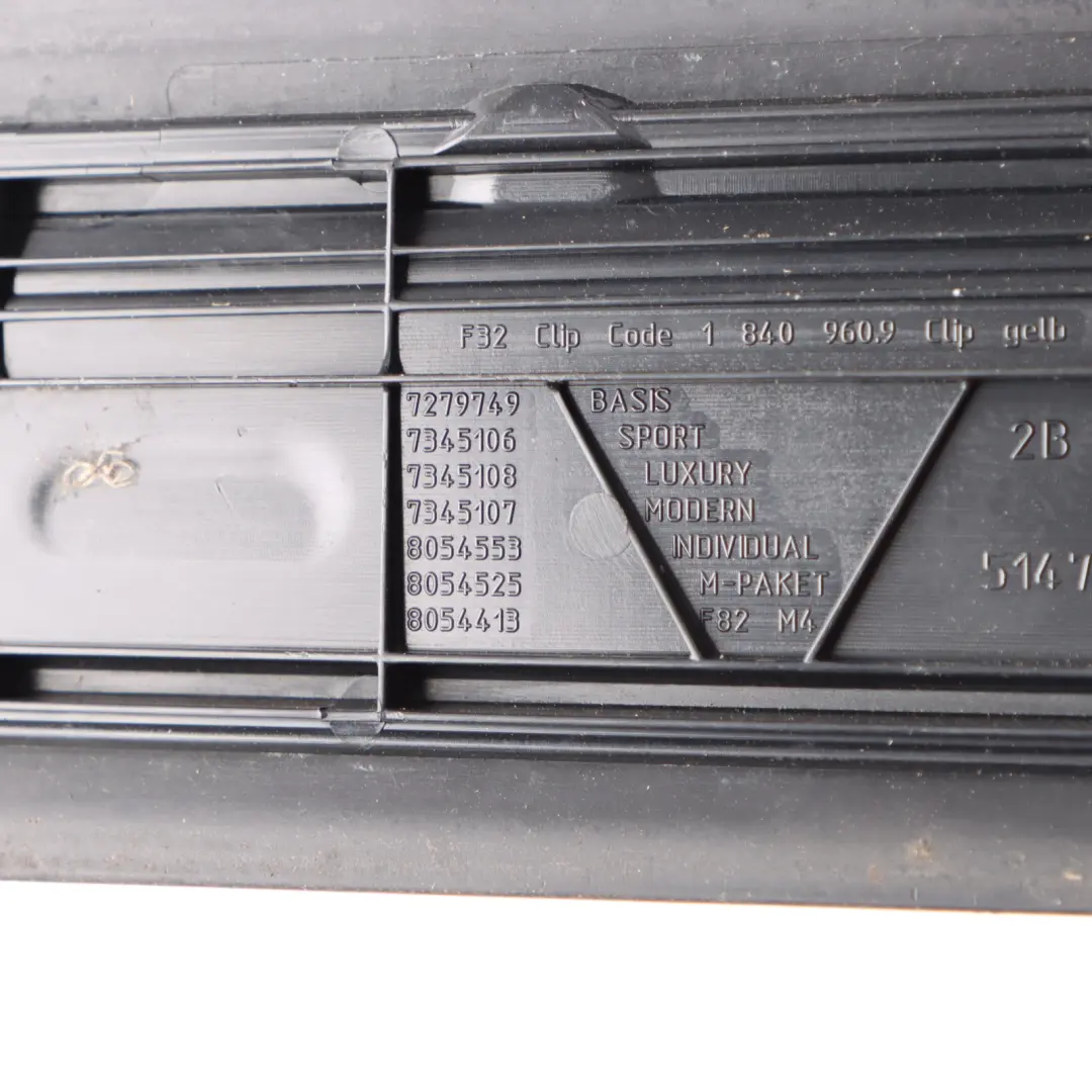 Strip Panel Entrance Left Right N/O/S Trim Cover M Sport Set to BMW F32 with Part number 8054525 BMW F32 Strip Panel Entrance Left Right N/O/S Trim Cover M Sport Set - SKU 8054525 - Part number 8054525