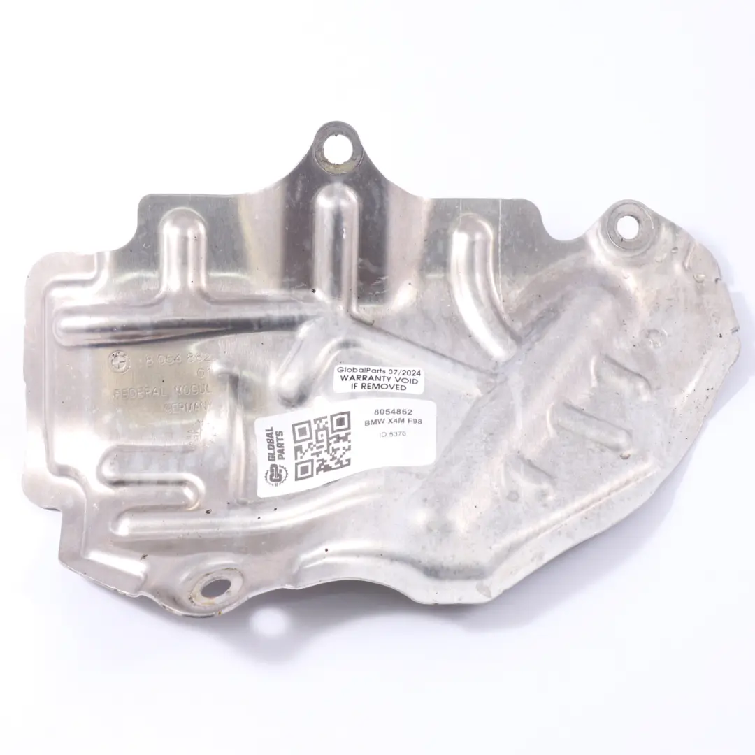 termico BMW X3M F97 X4M F98 Benzina S58 Piastra turbo Cyl. 1-3 per Scudo con numero di parte 8054862 Scudo termico BMW X3M F97 X4M F98 Benzina S58 Piastra turbo Cyl. 1-3 - SKU 8054862 - Numero di parte 8054862