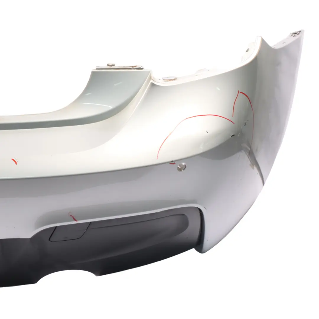BMW F20 F21 M Sport Rear Bumper Trim Panel Glacier Silber Silver Metallic - A83 - SKU 8055067-GSB2 - Part number 8055067