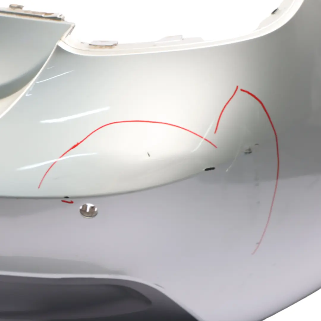 Bumper Trim Panel Glacier Silber Silver Metallic - A83 to BMW F20 F21 M Sport Rear with Part number 8055067 BMW F20 F21 M Sport Rear Bumper Trim Panel Glacier Silber Silver Metallic - A83 - SKU 8055067-GSB2 - Part number 8055067