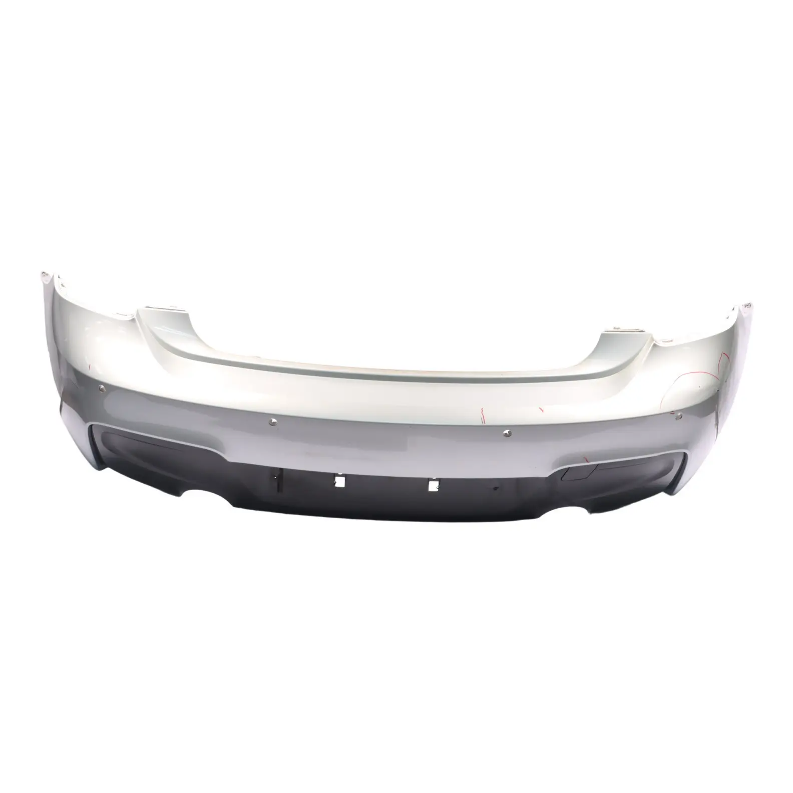 BMW F20 F21 M Sport Rear Bumper Trim Panel Glacier Silber Silver Metallic - A83