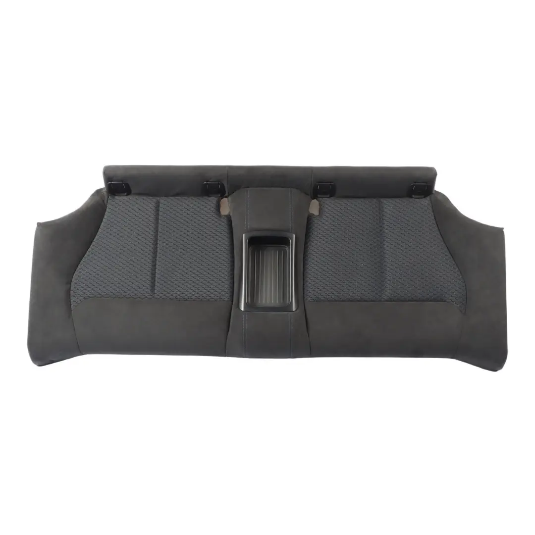 BMW F21 F22 Rear Seat Cloth Hexagon Fabric Alcantara Anthracite Blue Accents - SKU 8055227 - Part number 8055227