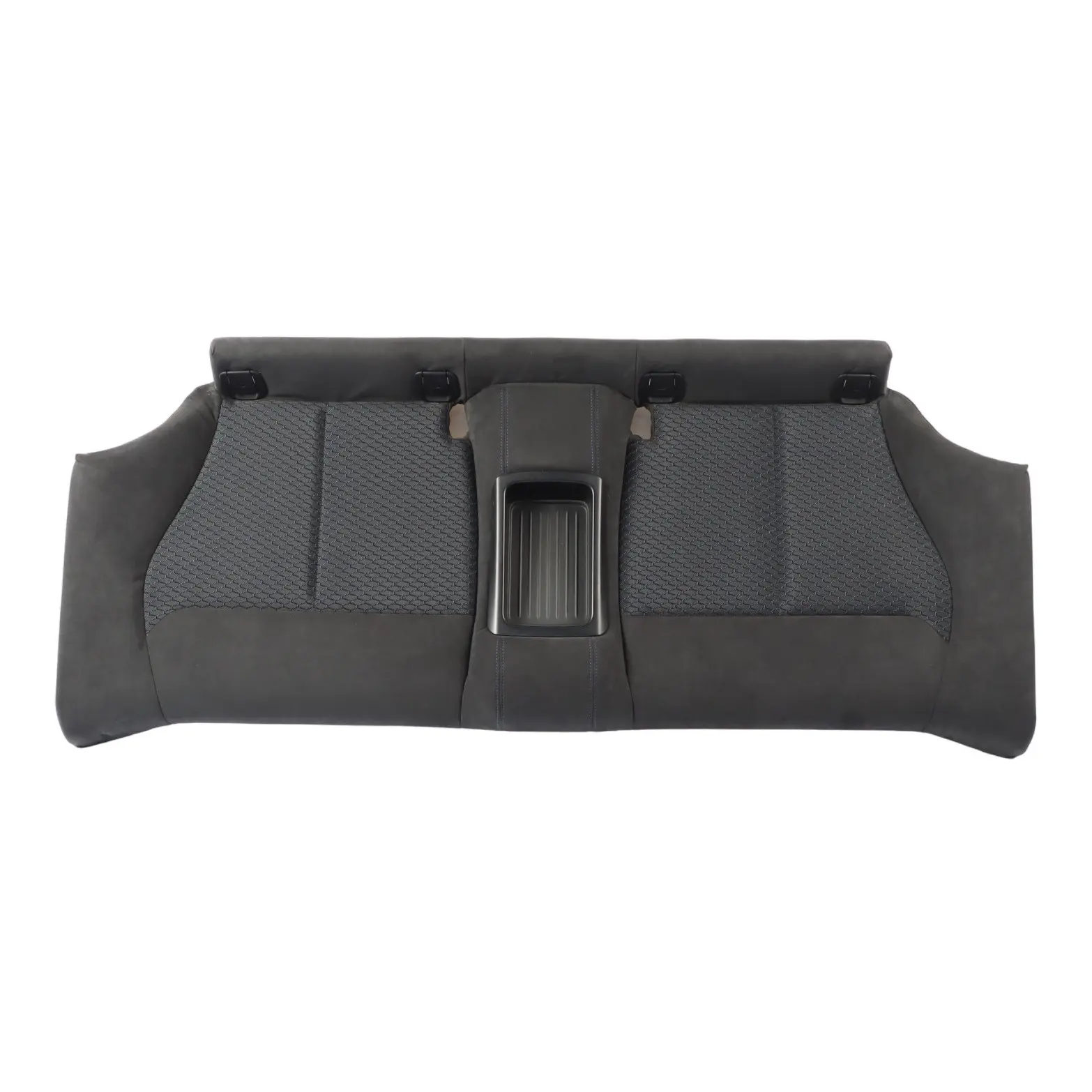 BMW F21 F22 Rück Sitz Stoff Hexagon Gewebe Alcantara Anthrazit Blau Akzente
