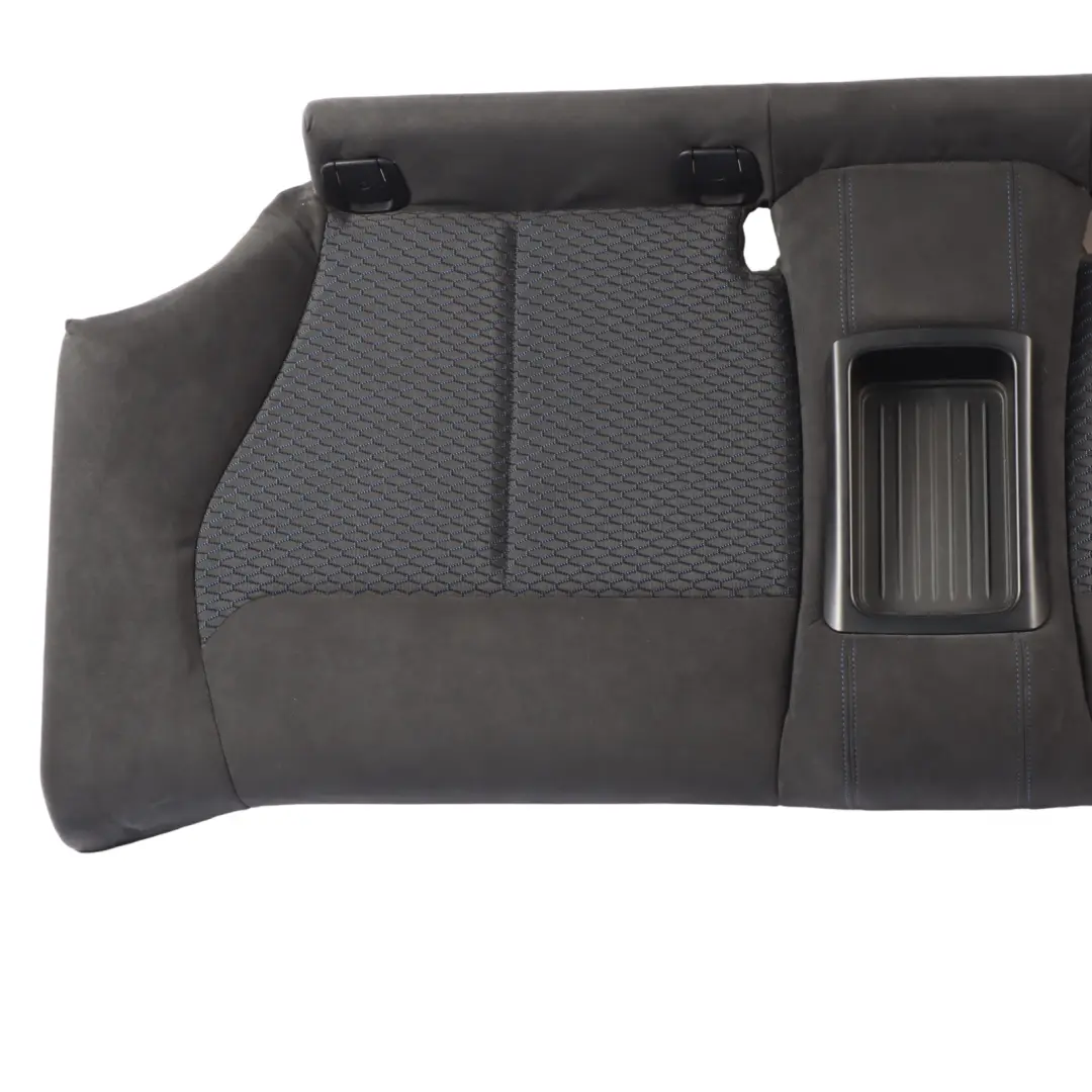 BMW F21 F22 Rear Seat Cloth Hexagon Fabric Alcantara Anthracite Blue Accents - SKU 8055227 - Part number 8055227