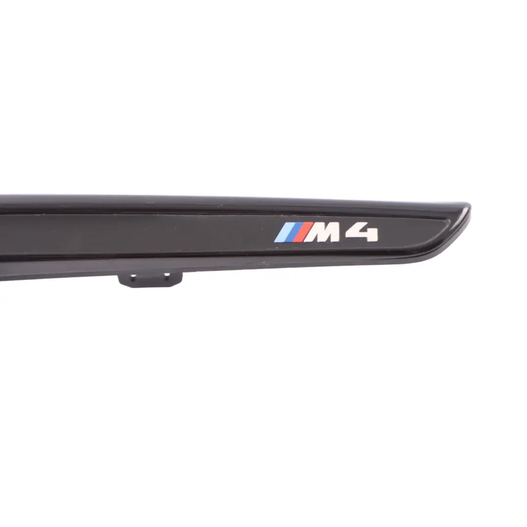 BMW F82 F83 M4 Air Duct Emblem Ornamental Grille Fender Black Left N/S - SKU 8058779 - Part number 8058779
