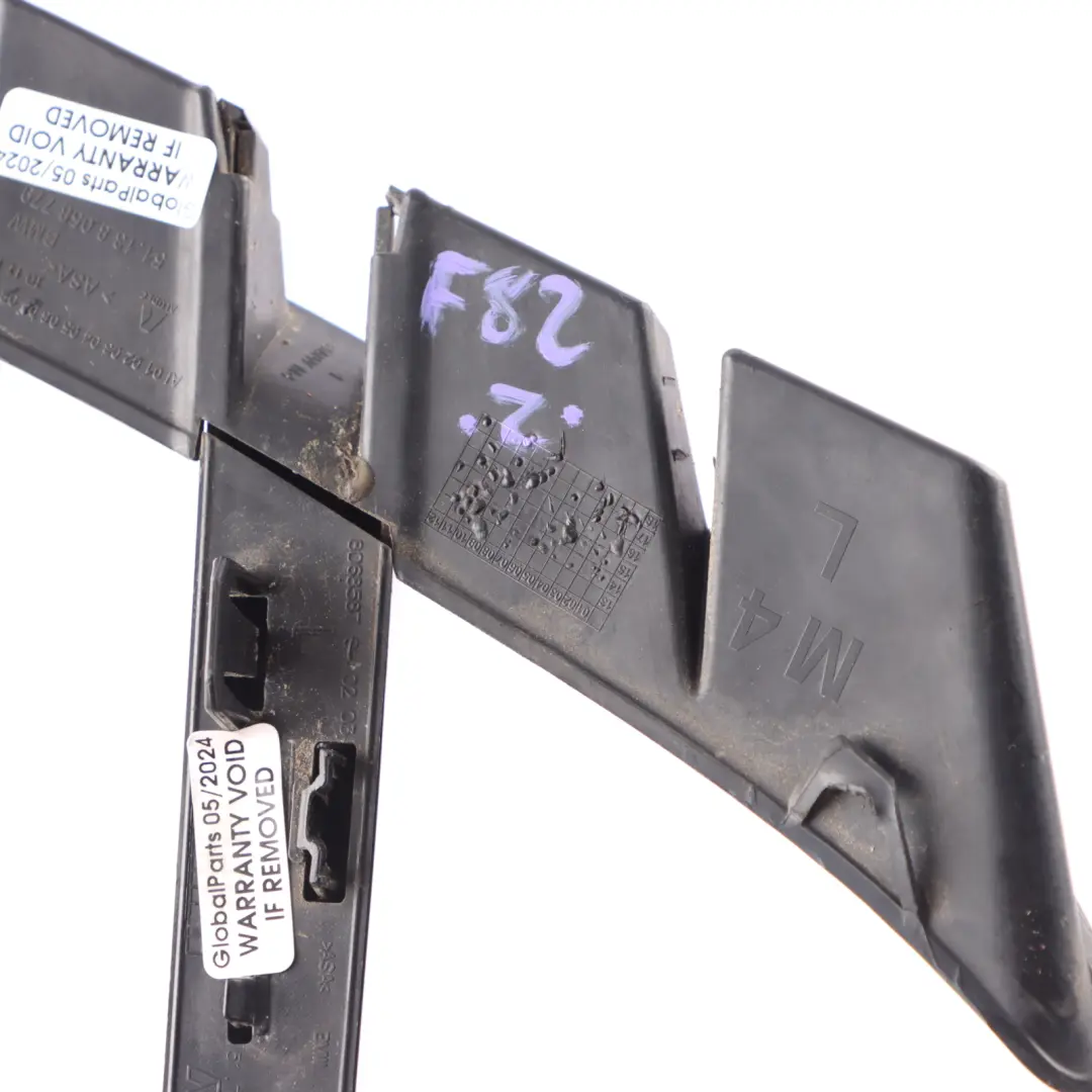 Duct Emblem Ornamental Grille Fender Black Left N/S to BMW F82 F83 M4 Air with Part number 8058779 BMW F82 F83 M4 Air Duct Emblem Ornamental Grille Fender Black Left N/S - SKU 8058779 - Part number 8058779