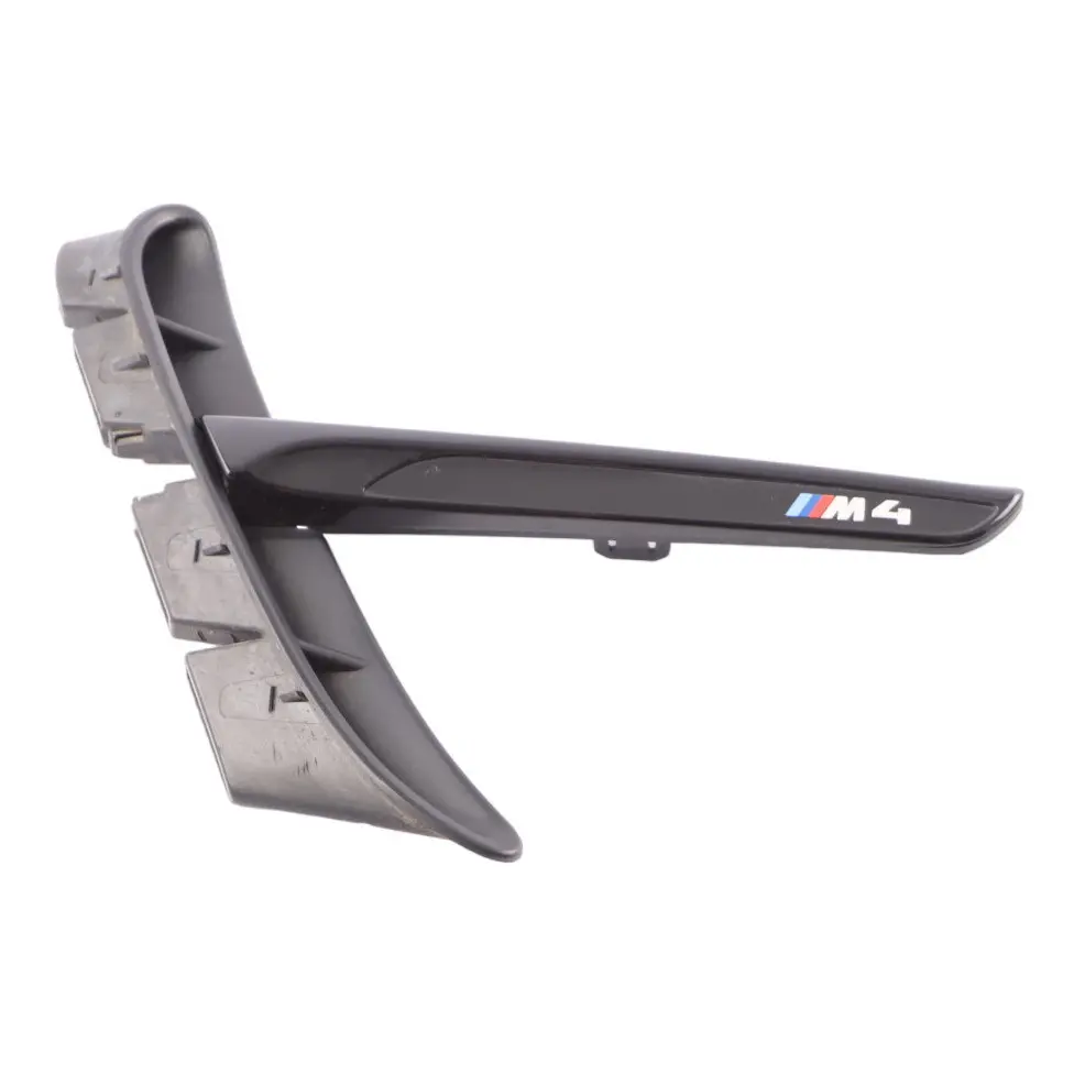 BMW F82 F83 M4 Air Duct Emblem Ornamental Grille Fender Black Left N/S - SKU 8058779 - Part number 8058779