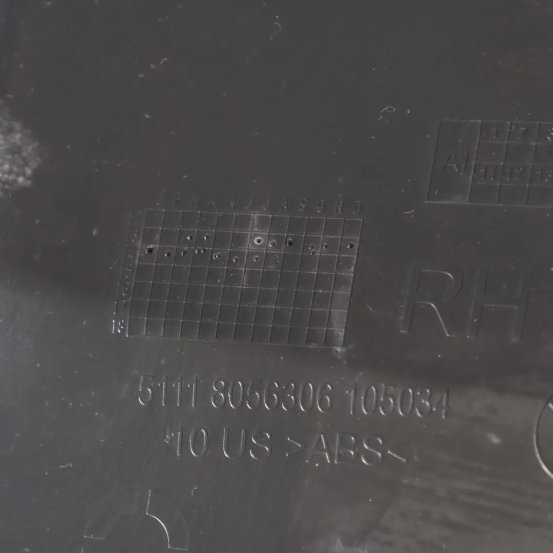 Parachoques Delantero Cubierta Conducto de Aire Derecho para BMW X5 F15 M Sport con número de pieza 8056306 BMW X5 F15 M Sport Parachoques Delantero Cubierta Conducto de Aire Derecho - SKU 8056306 - Número de pieza 8056306