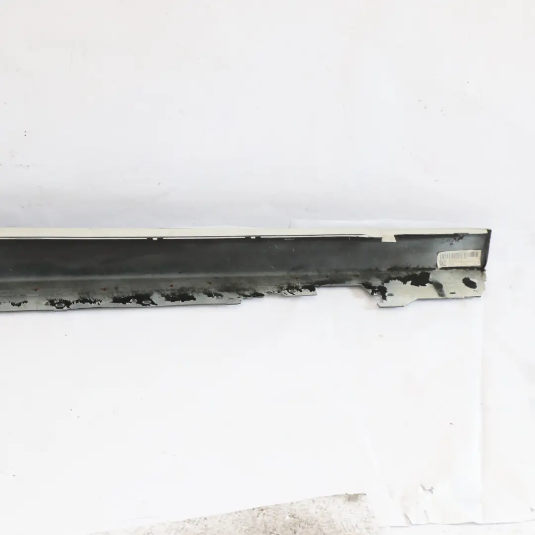 Sill Strip Side Skirt Left N/S Mineralweiss White - A96 to BMW F30 F31 M Sport with Part number 8056579 BMW F30 F31 M Sport Sill Strip Side Skirt Left N/S Mineralweiss White - A96 - SKU 8056579-MW - Part number 8056579