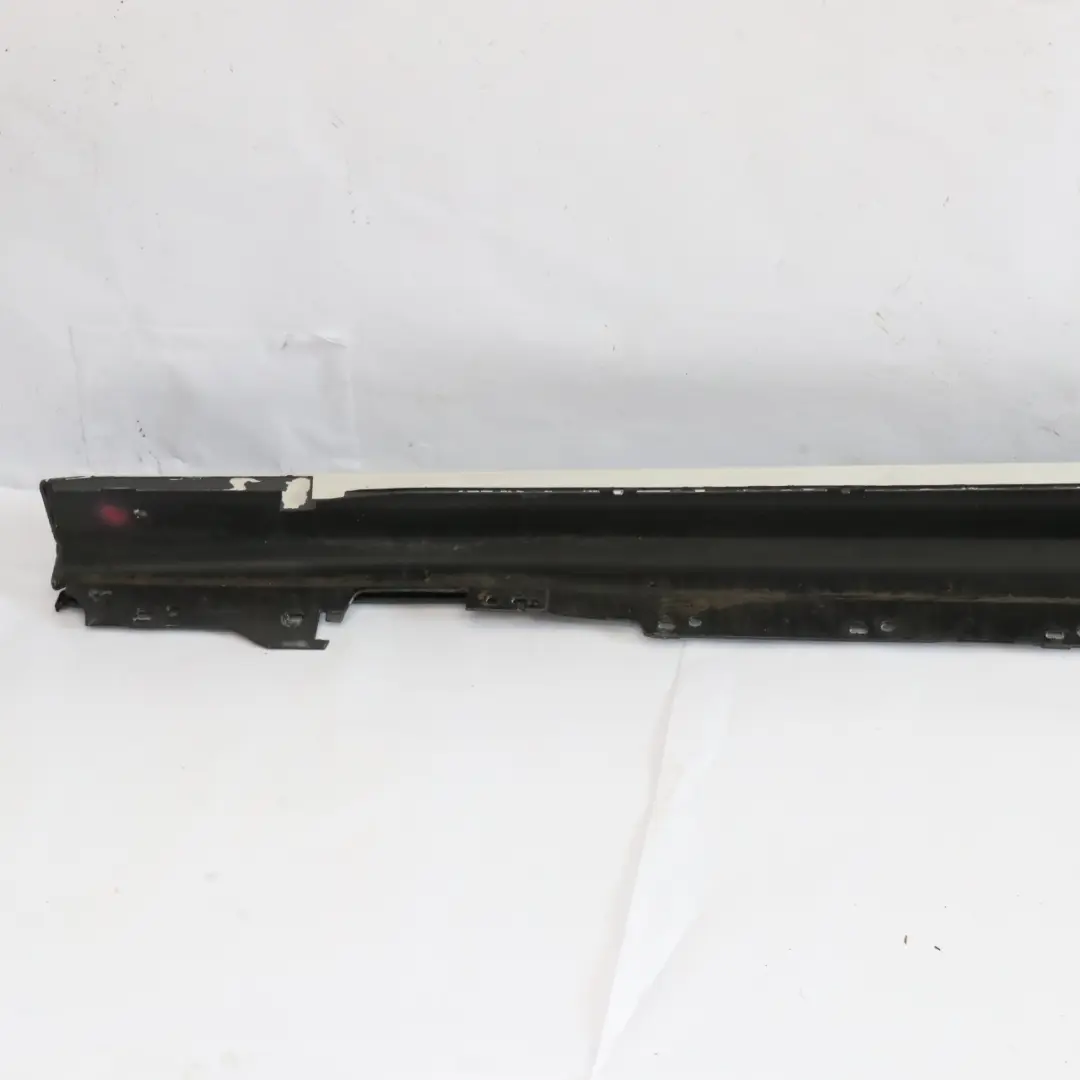 Side Skirt BMW F30 F31 M Sport Sill Strip Right O/S Mineralweiss White - A96 to with Part number 8056580 Side Skirt BMW F30 F31 M Sport Sill Strip Right O/S Mineralweiss White - A96 - SKU 8056580-MW - Part number 8056580