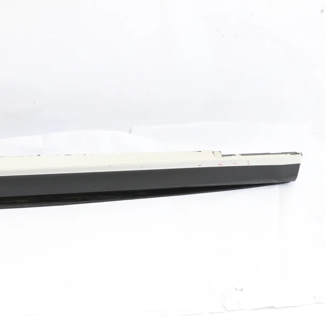  Side Skirt BMW F30 F31 M Sport Sill Strip Right O/S Mineralweiss White - A96 - SKU 8056580-MW - Part number 8056580