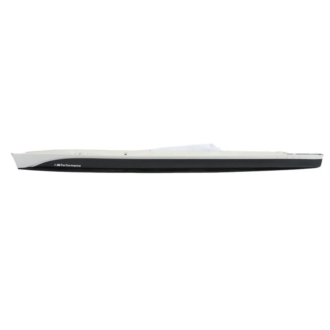  Side Skirt BMW F30 F31 M Sport Sill Strip Right O/S Mineralweiss White - A96 - SKU 8056580-MW - Part number 8056580