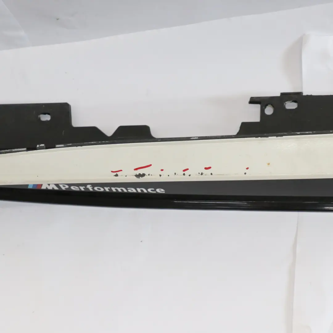  Side Skirt BMW F30 F31 M Sport Sill Strip Right O/S Mineralweiss White - A96 - SKU 8056580-MW - Part number 8056580