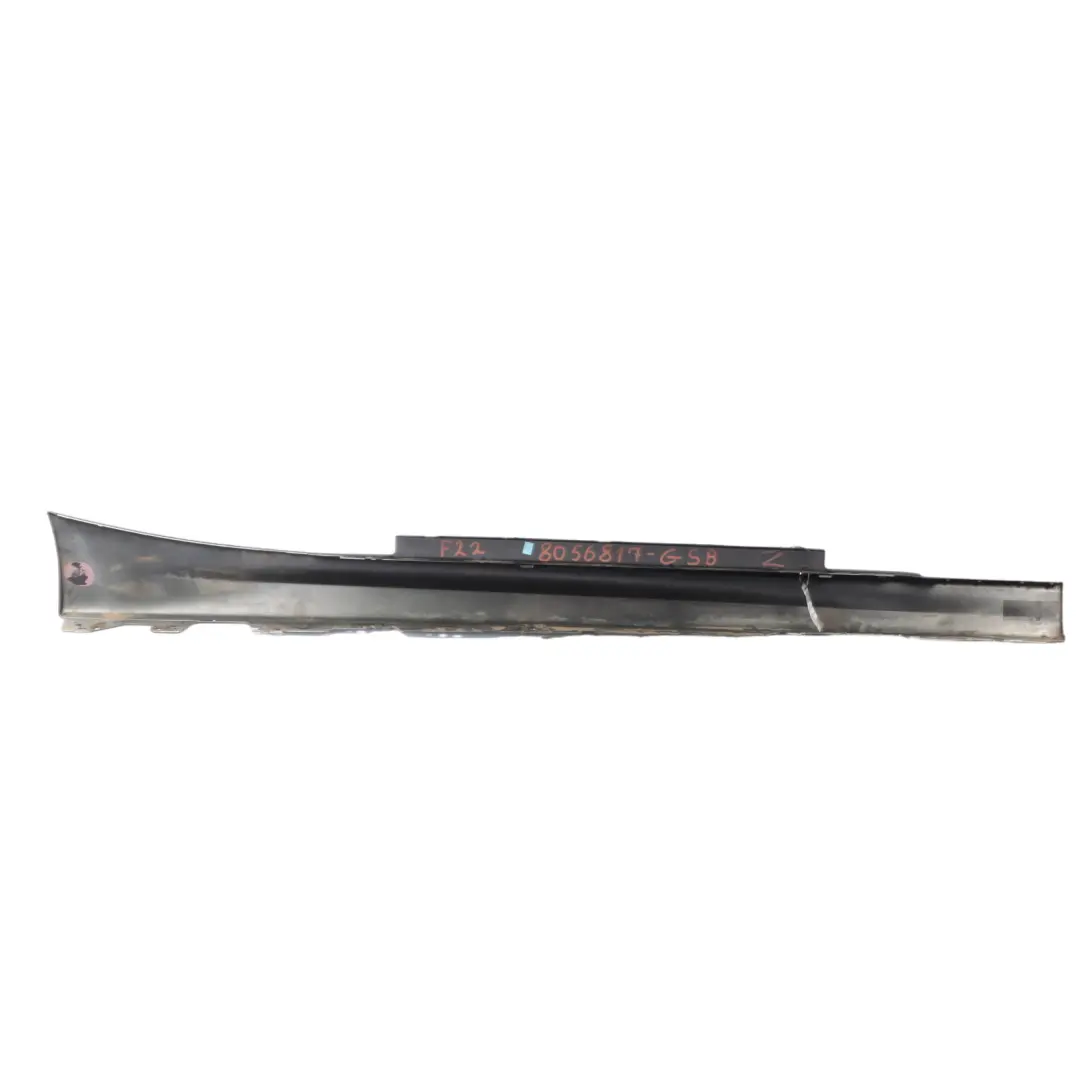 BMW F21 F22 M Sport Sill Strip Side Skirt Left N/S Glacier Silber Silver - A83 - SKU 8056817-GSB - Part number 8056817