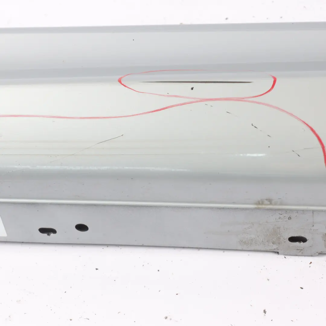 Sill Strip Side Skirt Left N/S Glacier Silber Silver - A83 to BMW F21 F22 M Sport with Part number 8056817 BMW F21 F22 M Sport Sill Strip Side Skirt Left N/S Glacier Silber Silver - A83 - SKU 8056817-GSB - Part number 8056817