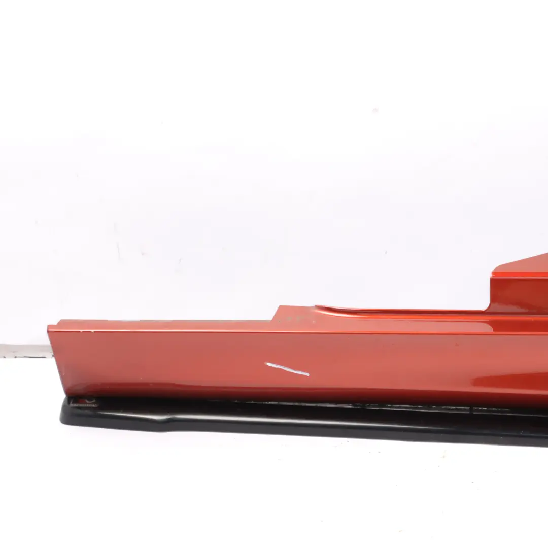 BMW F21 F22 Side Skirt Left N/S Sill Strip Sunset Orange Metallic - C1X - SKU 8056817-SOR - Part number 8056817