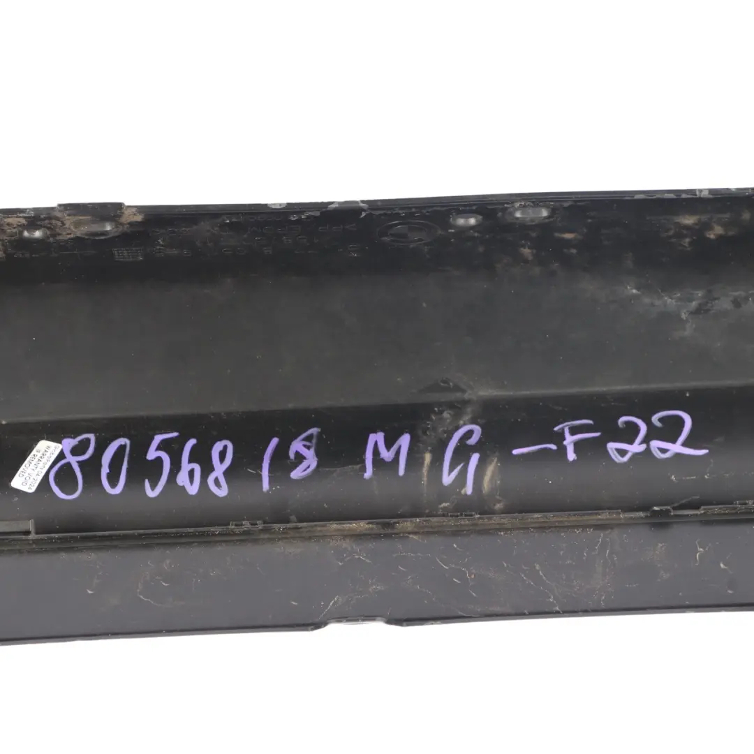 Sill Strip Side Skirt Right O/S Mineralgrau Metallic B39 to BMW F21 F22 M Sport with Part number 8056818 BMW F21 F22 M Sport Sill Strip Side Skirt Right O/S Mineralgrau Metallic B39 - SKU 8056818-MG - Part number 8056818